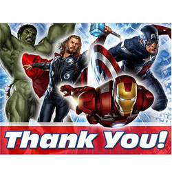 Avengers Marvel Thank You Card